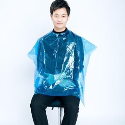 China disposable hair cutting cape with great price disposable hair coloring plastic cape en venta