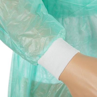 China Anheng Disposable Polypropylene Lab Coat In Green, White, Light Blue, Dark Blue, Red for sale