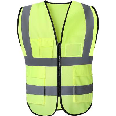 China Water Proof Led Flash Safety Reflective Jacket 1pc/Bag,100bags/Ctn Packed High Visibility Vest for sale