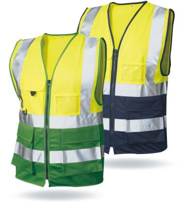 China S-4XL Breathable Safety Reflective Jacket High Visibility Warning Class 2 Security Vests for sale