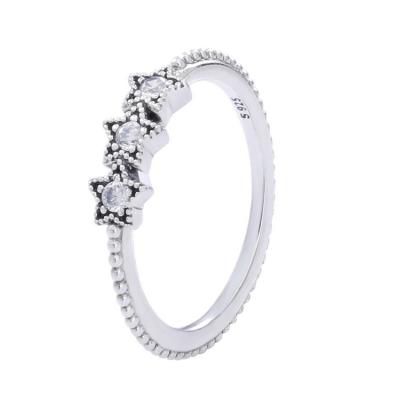 China Lead Free Fashion Exaggerated Cubic Zirconia Celestial Stars Rings For Women for sale