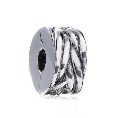 China Hot Products High Quality Jewelry Customized Lead Free Trending Design Silver Clip Charm for sale