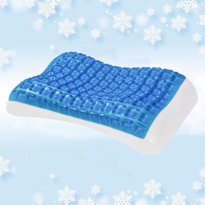 China Summer Anti-Bacteria Memory Gel Bamboo Warm Breathable Sweat-absorbent Foam Sleepers Cooling Pillow For Night Sweats for sale