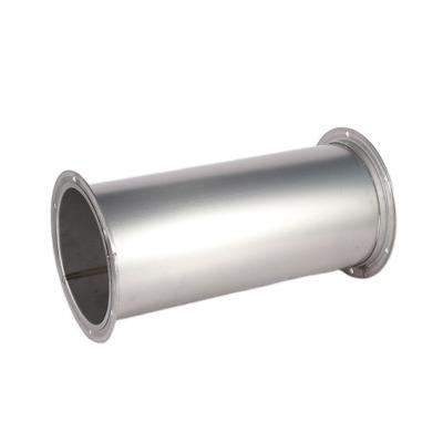 China Contemporary High Quality Light Weight Round 304 Stainless Steel Silver Welded Pipe for sale