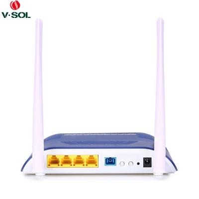 China FTTX Gpon ftth wifi 4ge un gepon wireless fiber optic modem for sale