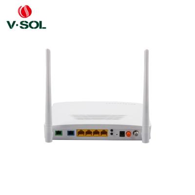 China NAT FTTH Fiber Optic Triple Play Epon 4ge port Ethernet catv wifi ONU devices for sale