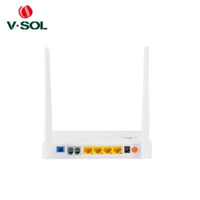 China FTTH 1GE+3FE+WIFI+1USB dual frequency XPON ONU WIFI with 2 antennas V2804N for sale