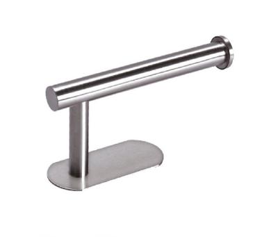 China 2021 Modern Toilet Paper Holder For Bathroom Swept Stick Wall Stainless Steel Toilet Paper Roll Holder Self Adhesive for sale