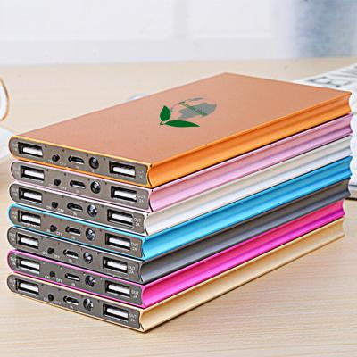 China Super slim power bank 5000mah 2021 portable charger battery power banks and custom power station logo and color power banks 5000mah or 8000mah or 10000mah for sale