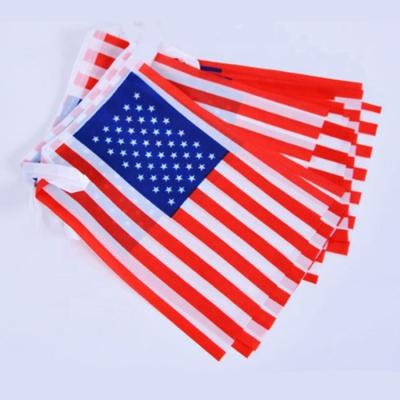 China Hanging Promotion Printed PE Bunting Flags for sale