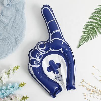 China Sports Events / Promotion Advertising PE Inflatable Hand Cheering Hand With One Finger Two for sale