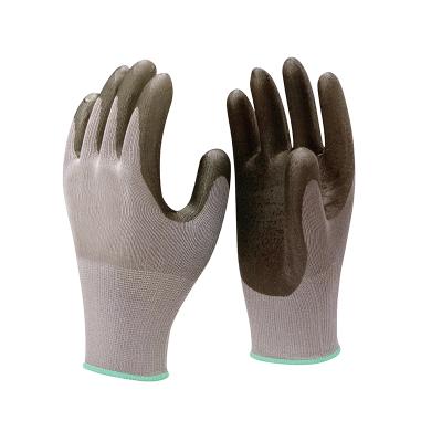 China Construction N-G1505A 15G Nylon Spandex Coating Cut Resistant Level 5 Work Gloves for sale