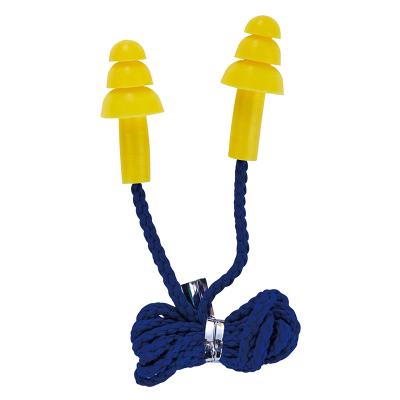 China EP005 Silicone Silicone Strapped Earplugs With CE EN352-2 for sale