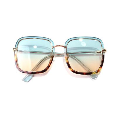 China Fashion Sunglasses Adjust Fashion Sunglasses Women 2021 Retro Luxury Oversized Sun Glass Gradient Ladies Brand Sunglasses for sale