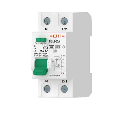 China PA66 DGL3-4 High Quality 2pole Earth Leakage Residual Current Circuit Breaker for sale