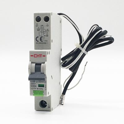 China PA66 Small 1P RCBO Adjustable Automatic Residual Residual High Current Breaking Circuit Breaker for sale