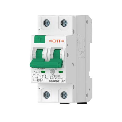 China High Standard SEMKO 1P+N 10kA Plastic Silver Copper RCBO CE Certified High Breaking Capacity For Euro Market for sale