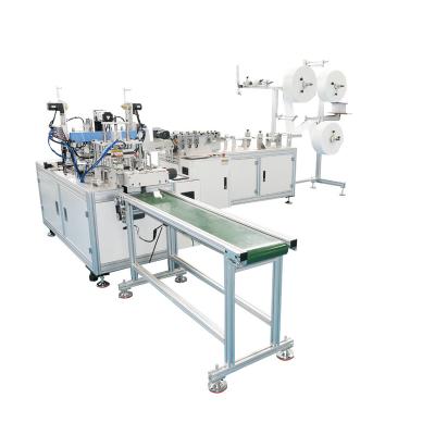 China Factory Fully Automatic Medical 3ply Face Masks Making Machine Production Line for sale