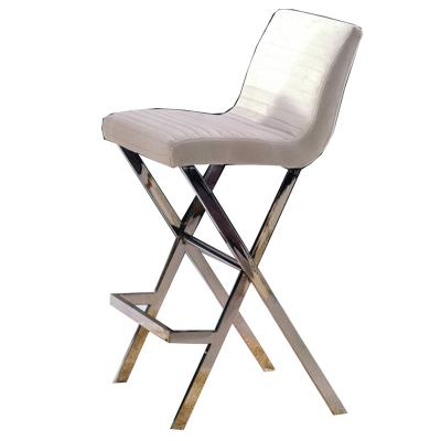 China B8022 Modern Stainless Steel Bar Stools Umpire Chair Bar Chair For Bar for sale