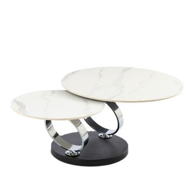 China C8041 Modern Unique Design Center Table Coffee Table With Stainless Steel Base for sale