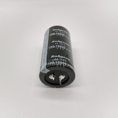 China General Purpose Aluminum Electrolytic Capacitor 80v10000uf 35*60 10000MFD Black for sale