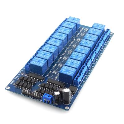 China 16-Way 5V Relay Module Relay Sealed Driver Board with Optical Coupler Protection with LM2576 for sale