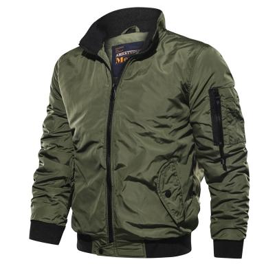 China New Arrivals Slim Green Cotton Bomber Jacket High Quality Military Wholesale QUICK DRY for sale