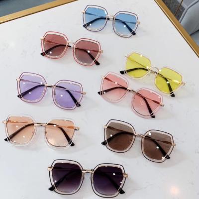 China Fashion Sunglasses KS2595 Double Frame Kids Polygon Sunglasses Sun Protective Designer Sunglasses For Kids for sale