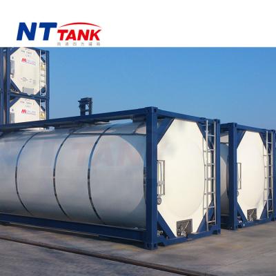 China 20 feet shipping custom liquid container custom tank iso t11 custom made for sale