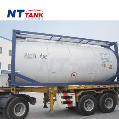 China GB/T 1591-Q345D or SPA-H (or equivalent) widely used shipping uninsulated GB/T 1591-Q345D or SPA-H (or equivalent) China supply ISO tank container 20ft for sale