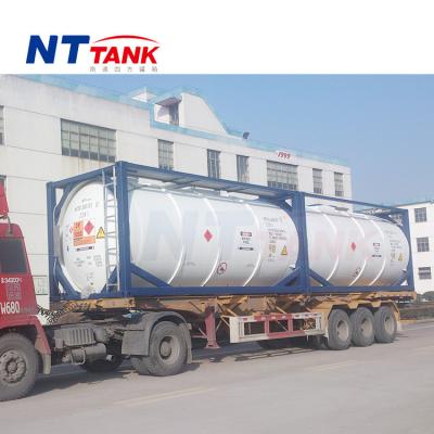 China Good price GB/T 1591-Q345D or SPA-H (or equivalent) GB/T 1591-Q345D or SPA-H (or equivalent) stainless steel liquid transport ISO tank container for sale