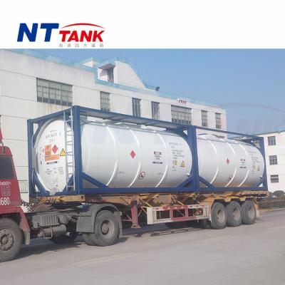 China ASTM 240 304 ASTM 240 304 20 feet diesel oil iso dnv approved transport tank container for sale for sale