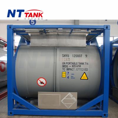 China GB/T 1591-Q345D GB/T 1591-Q345D Stainless Steel Transport 10ft ISO Liquid Tank Containers For Liquid for sale