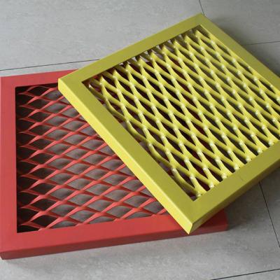 China Light Powder Coated Aluminum Expanded Metal Mesh For Decoration for sale