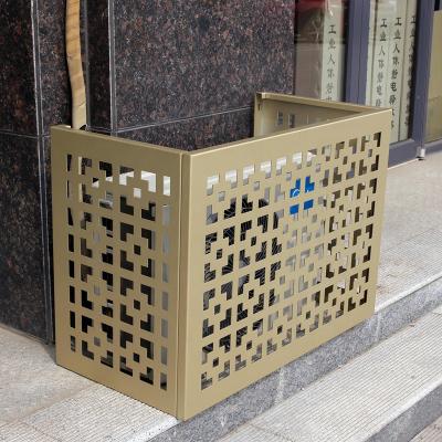 China Modern Outdoor Decorative Aluminum Cover For Protective Air Conditioner for sale