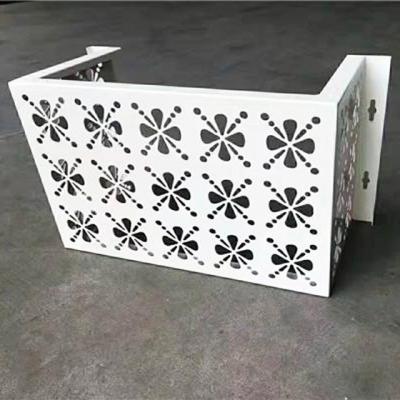 China Modern Aluminum CNC Carved Metal Panel Air Conditioner Covering for sale