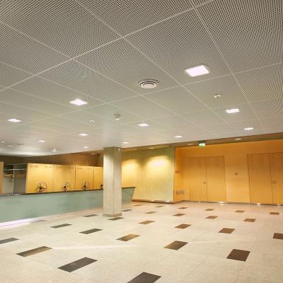 China 2020 artistic ceilings Foshan interior decoration powder coated aluminum alloy clip in ceiling for office for sale