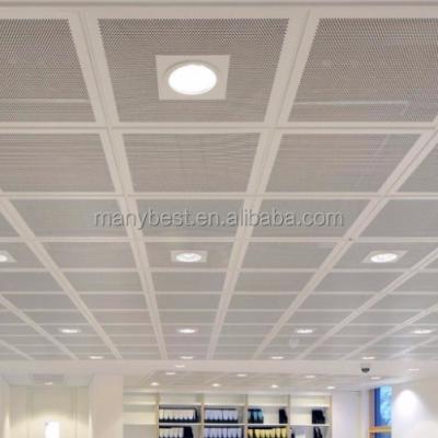 China Artistic Ceilings Ceiling Systems For Office Tiles Decoration CE Suspended Aluminum Alloy Square Ceilings Metal Standard Carton for sale