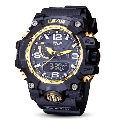 China Male Watches Relogios Masculino Shock Sport S Watch LED Wrist Watch Men Chronograph Quartz Clock Military Waterproof Sport Watch for sale