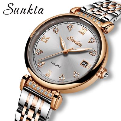 China SUNKTA Non-Specific New Women Watches Business Quartz Watch Ladies Top Brand Luxury Female Wristwatches Relogio Feminin Girl Clock for sale