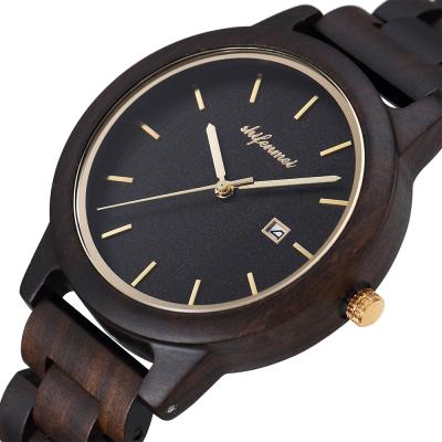 China Full Calendar Shifenmei Wooden Calendar Watches Men Shape Quartz Wooden Watch Male Luxury Brand Wooden Watch Relogio Masculino for sale