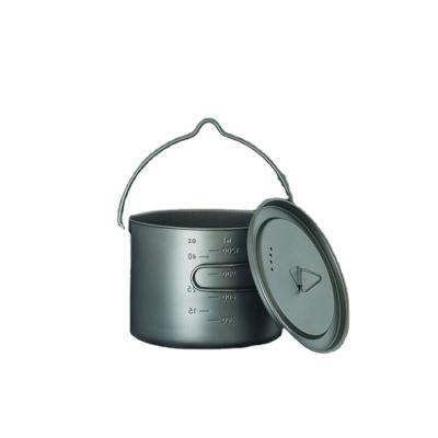 China China Outdoor Good Quality Cute Outdoor Exquisite Durable Titanium Hanging Pot for sale