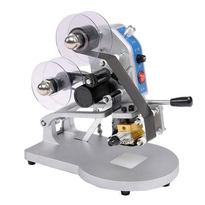 China Garment Shops DUOQI DY-8 Manual Hand Pulse Heat Pocket Production Date Coding Machine Ribbon Shape Direct Coding Machines for sale