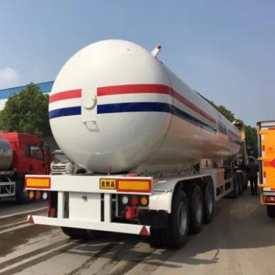 China Other Trailers China Factory Sell 3 Axel LPG 45T Gas Storage Tank Trailer for sale