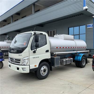 China Hotels Foton 3 CBM 304 Stainless Steel 2B Drink Drinking Water Tank Truck for sale