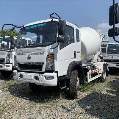 China Construction worksÂ   5000 Liters Sinotruck Cement Truck Concrete Mixer Truck for sale