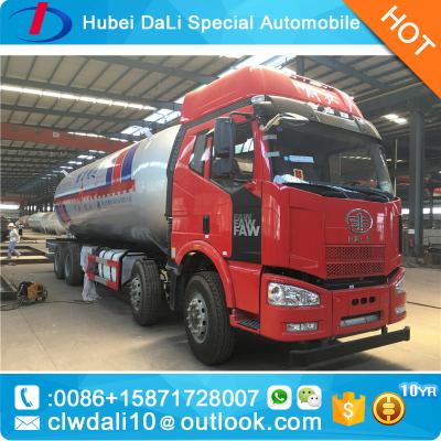 China Chemical Tanker Truck FAW Flammable Liquid Transport Truck 5~120 M3 for sale