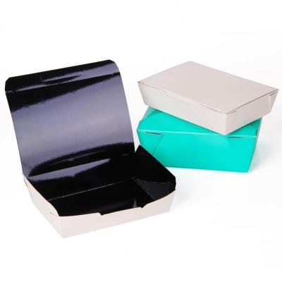 China Disposable Classic Double Sided Color Printing Food Grade Sushi Packaging Box for sale