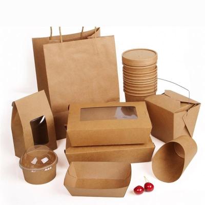 China Caja Disposable Biodegradable Quick Food Packaging Box Disposable Takeout Box for sale