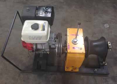 China Petrol Engine Powered 5 ton winch machine / gasoline powered winch for sale